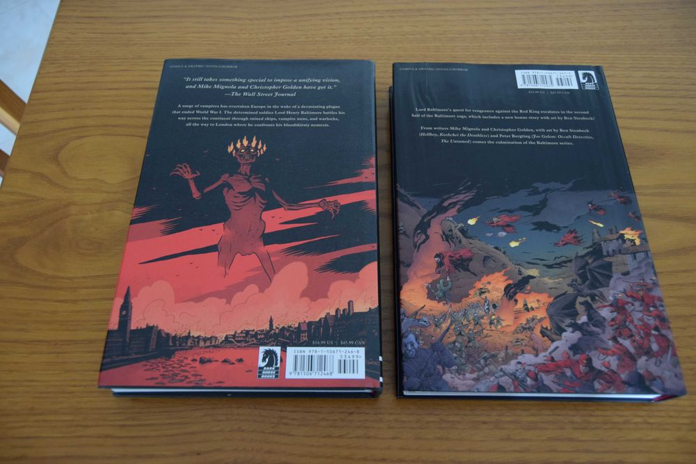 Graphic Novel Baltimore Omnibus Volume 1 e Volume 2 (Eng)