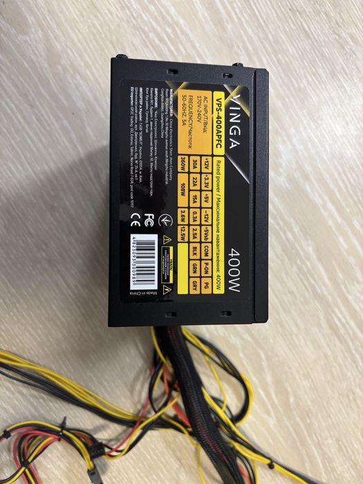 Блок живлення Vinga 400W (VPS-400APFC)