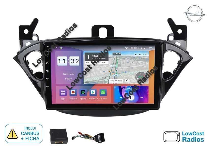 Auto Rádio 9' OPEL CORSA E | GPS ANDROID Bluetooth USB APPS WIFI | CARPLAY • ANDROID AUTO