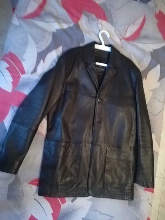 Casaco de pele genuína