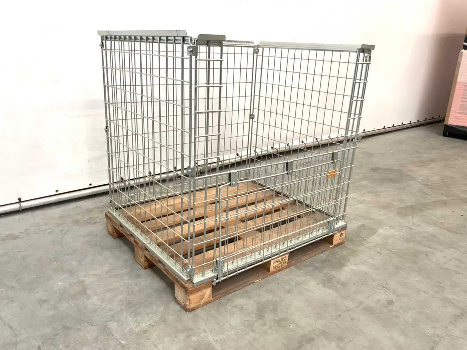Kosz Siatkowy Nadstawka Gitterbox Regał Magazyn Transport Paleta Euro 120x100x110cm