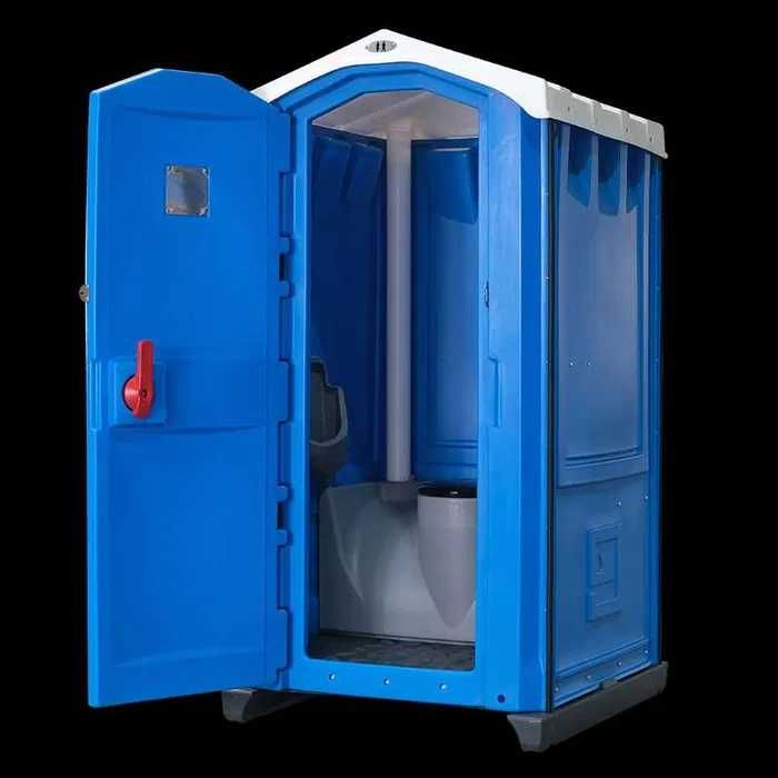 Toaleta przenośna mobilna WC Toi Toi Toj, wychodek z pisuarem sławojka