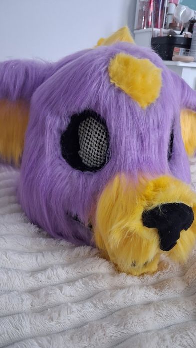 Fursuit maska dino