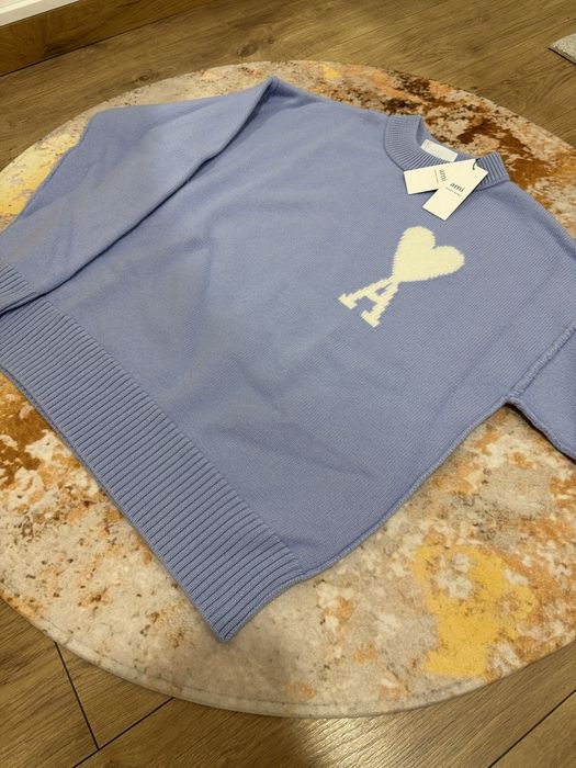 Ami Paris Camisola Lã - Azul (S)