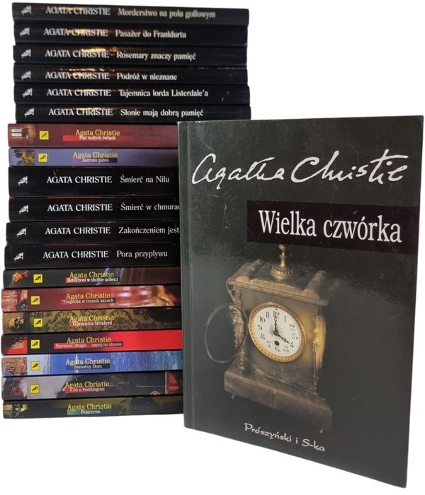 Agatha Christie / zestaw 20 książek / Kryminał
