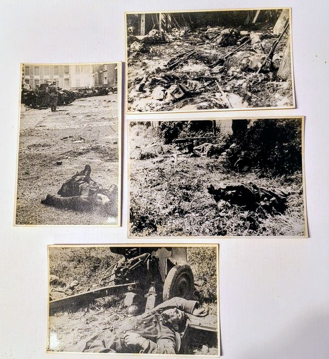 Militaria de Trincheira Fotos de  Soldados franceses Tombados