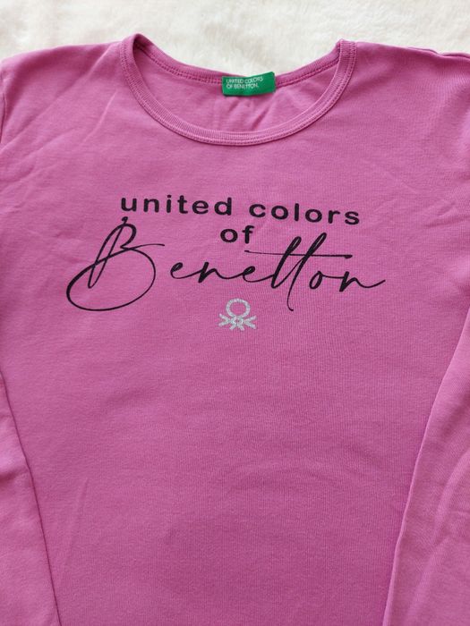Camisola rosa da Benetton