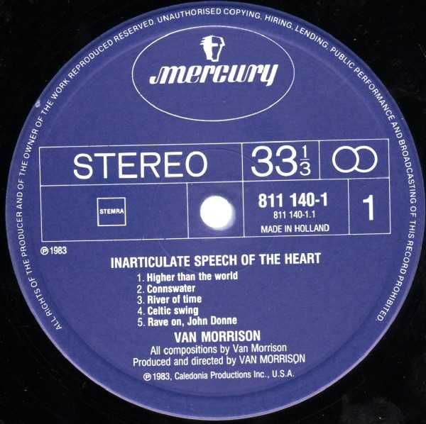 Van Morrison - Inarticulate Speech of The Heart
