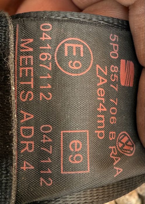 Pas Bezpieczeństwa Seat Altea przód prawy