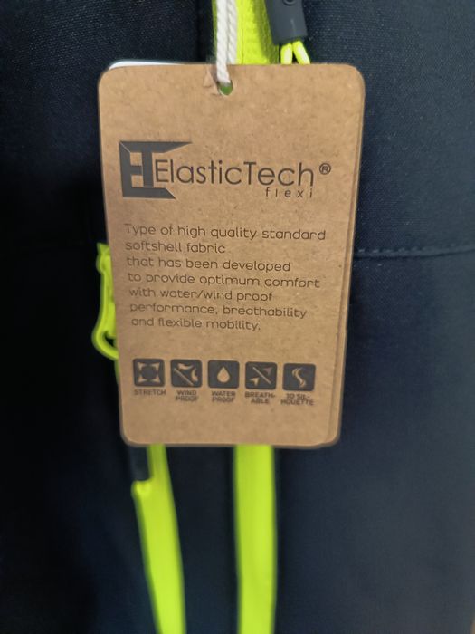 Kurtka softshell ARDON® Vision Winter męska, czarno-żółta