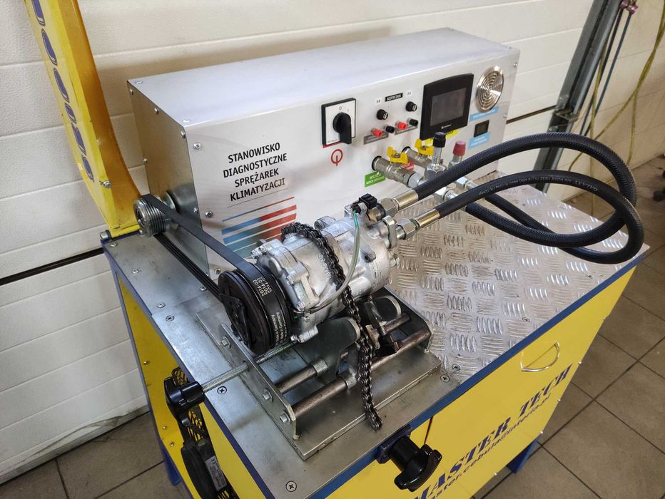 Stanowisko diagnostyczne sprężarek klimatyzacji