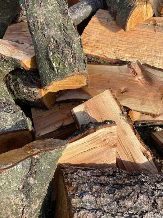 Drewno opałowe, kominkowe, porąbane, transport