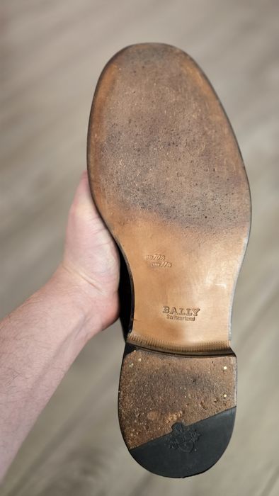 BALLY Чоловічі ботинки зі шкіри скату (44 розмір, US 11 ,5)