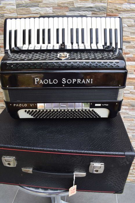 Acordeao Paolo Soprani 4 Voz 120 Baixos,N 330