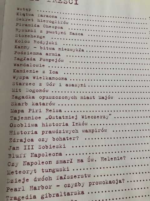Historia tajemnic