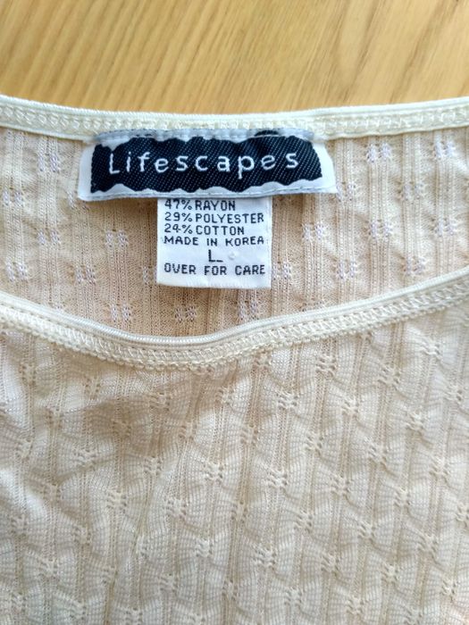 Kremowa bluzka koszulka vinted L