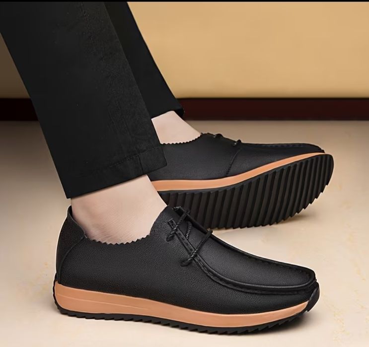 Мужские кожаные туфли лоферы  чоловічі туфлі