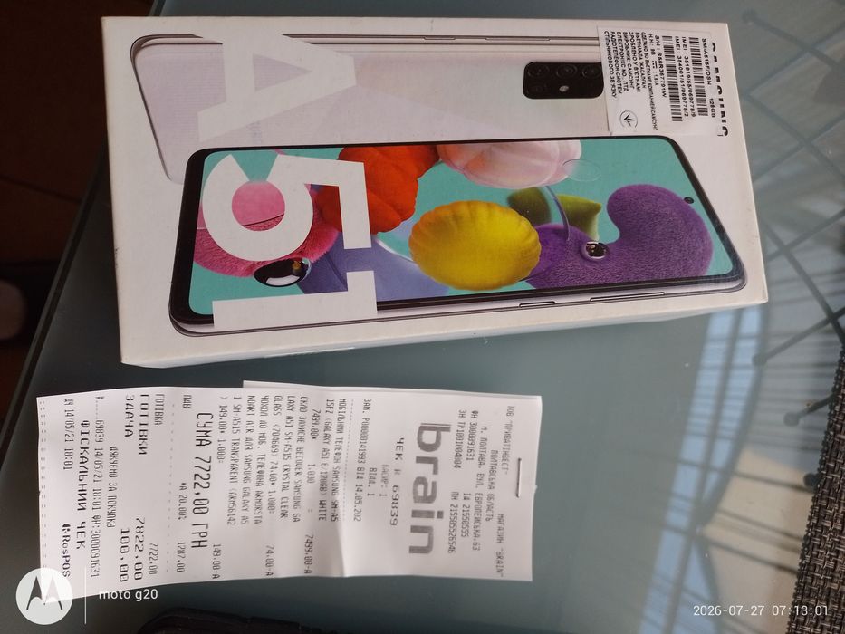 Смартфон Samsung  Galaxy А51