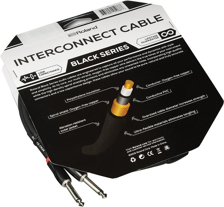 Roland Black series Various cabos profissionais novos