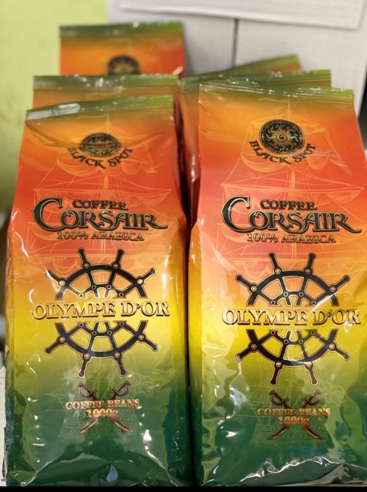 Кофе в зернах "Corsair Olympe D`Or "(Корсар Олимп Дор) 1кг.