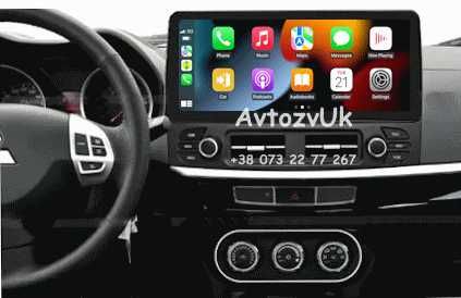 Магнитола LANCER 10 Mitsubishi Х 9 GPS Tesla 2 дин CarPlay Android 15