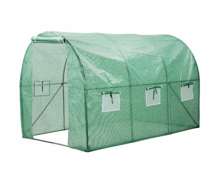 Усиленная теплица парник 6 м² | 3×2×2 м | 6 окон с москитной  сеткой
