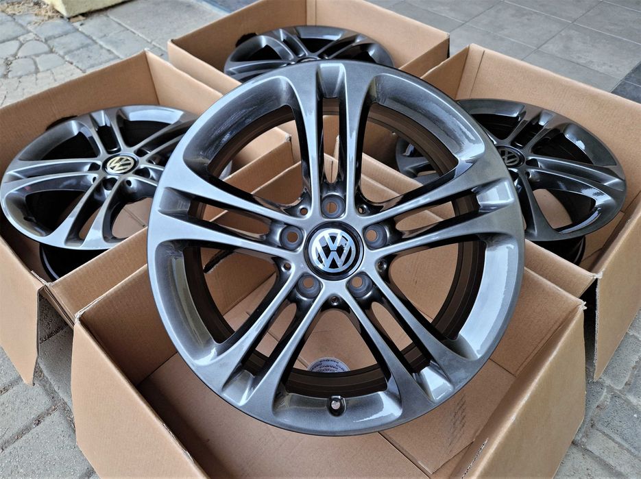 Alufelgi 17 5x112 VW Golf Passat Tiguan Jetta Touran Caddy T-Roc 808#