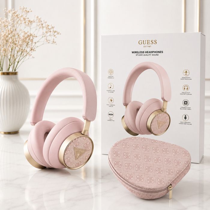 Headphones Guess original conjunto com mala