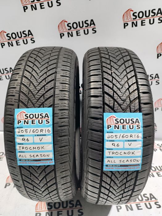 2 pneus semi novos 205-60R16 96V - Oferta da entrega na sua morada