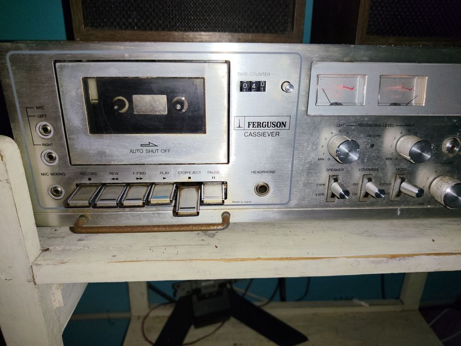 Aparelhagem Vintage Ferguson Cassiever 3925 – 100% Funcional (Rádio e Cassete)