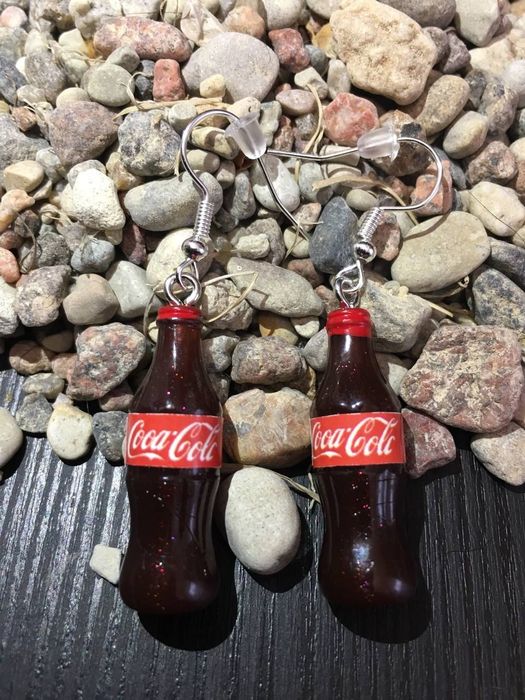 Kolczyki Coca-Cola napój