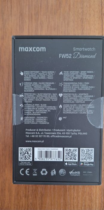 Zegarek damski Smartwatch Maxcom Diamond
