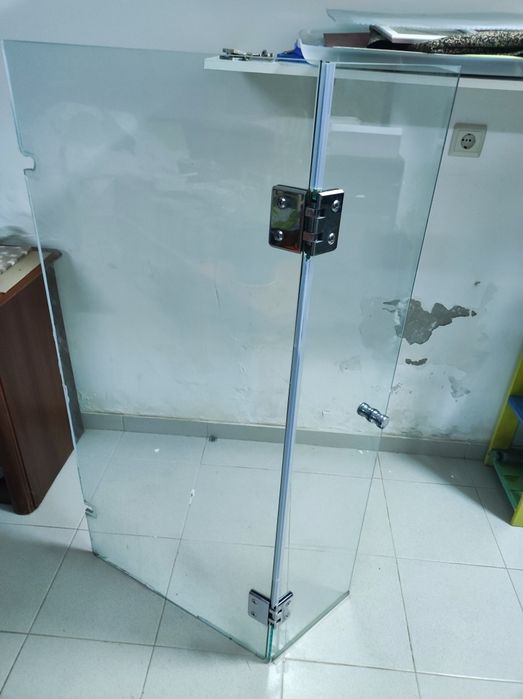 Proteção banheira em vidro dobrável