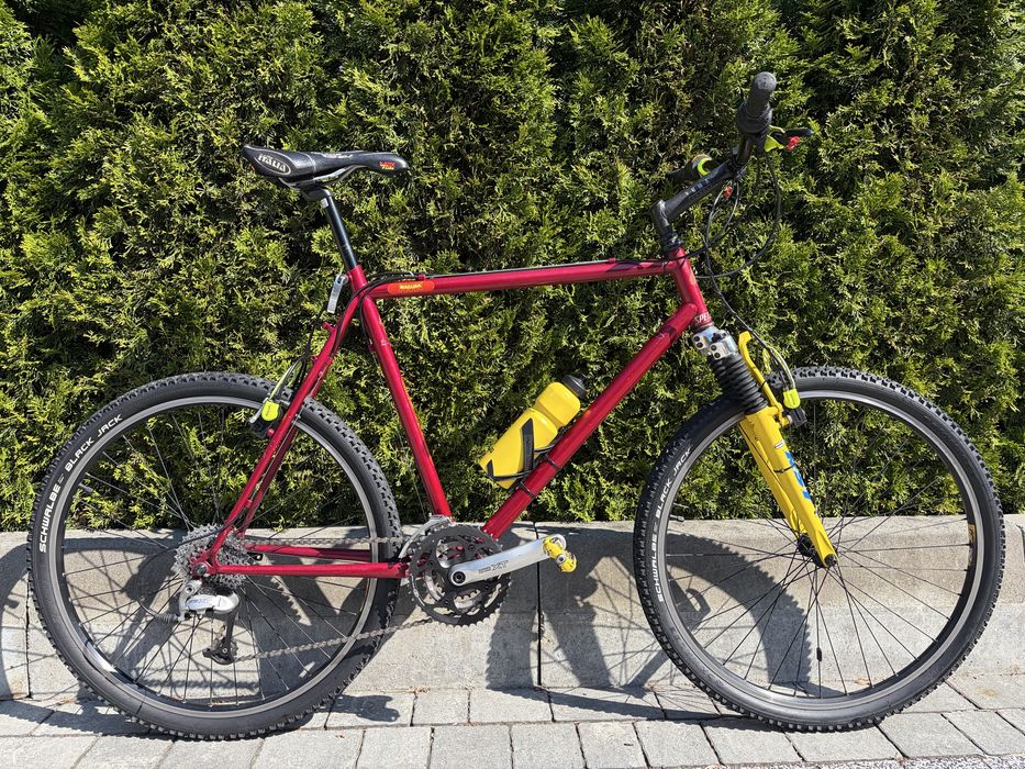 Rower youngtimer retro MTB skladak Shimano XT, Magura rama  XL 22”