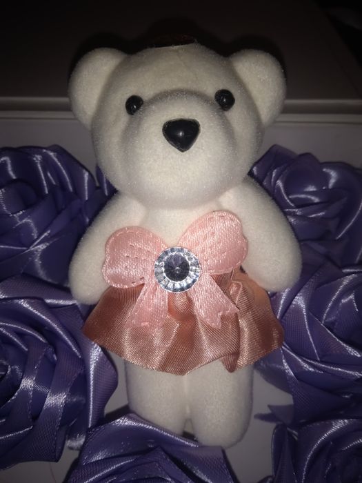 Мишка из пенопласта