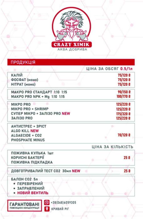 Аквариумные удобрения, удо для аквариума