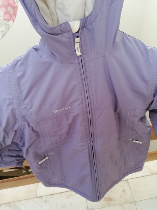 Casaco lilás de snowboard neve tamanho 14 anos Quechua