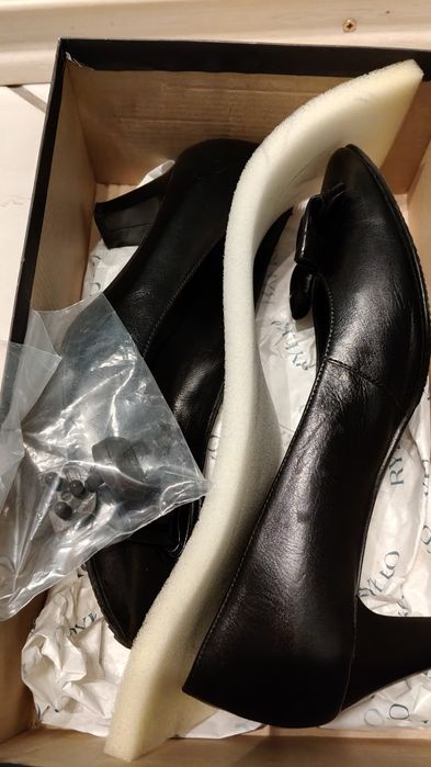Skórzane buty damskie Ryłko
