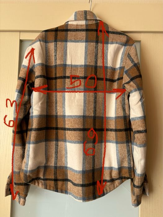 Осіння Куртка- сорочка в клітку.