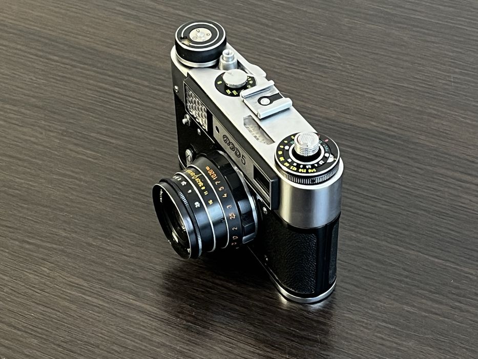 FED-5. Aparat fotograficzny legenda