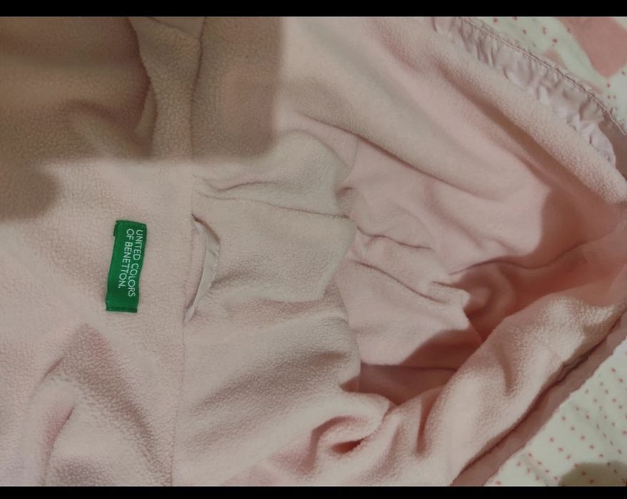 Casaco Benetton Rosa (5-6 anos)