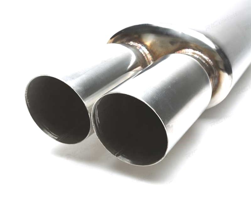 PANELA DE ESCAPE INOX UNIVERSAL DUPLA SAÍDA
