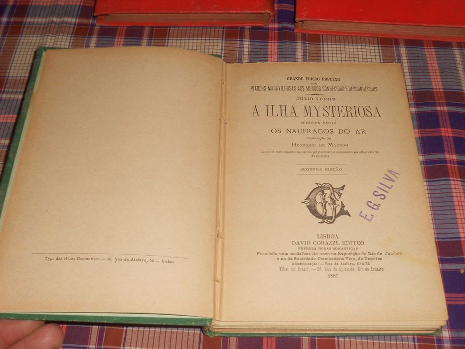 Livros Julio Verne 2a edicao Corazzi, CNE - avulso