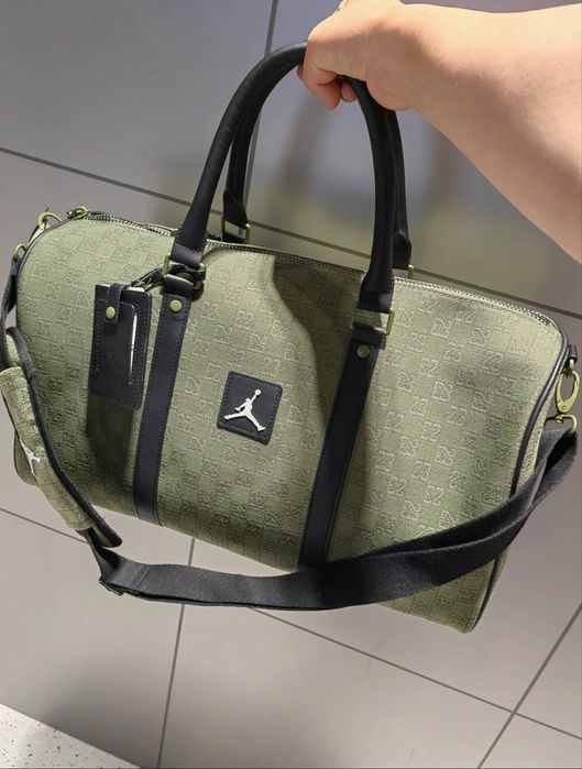 Дорожня сумка Air Jordan Monogram Duffle Bag зелена ОРИГІНАЛ
