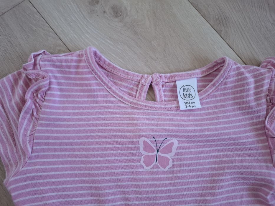 Sukienka różowa tiulowa baletnica 104 motyl