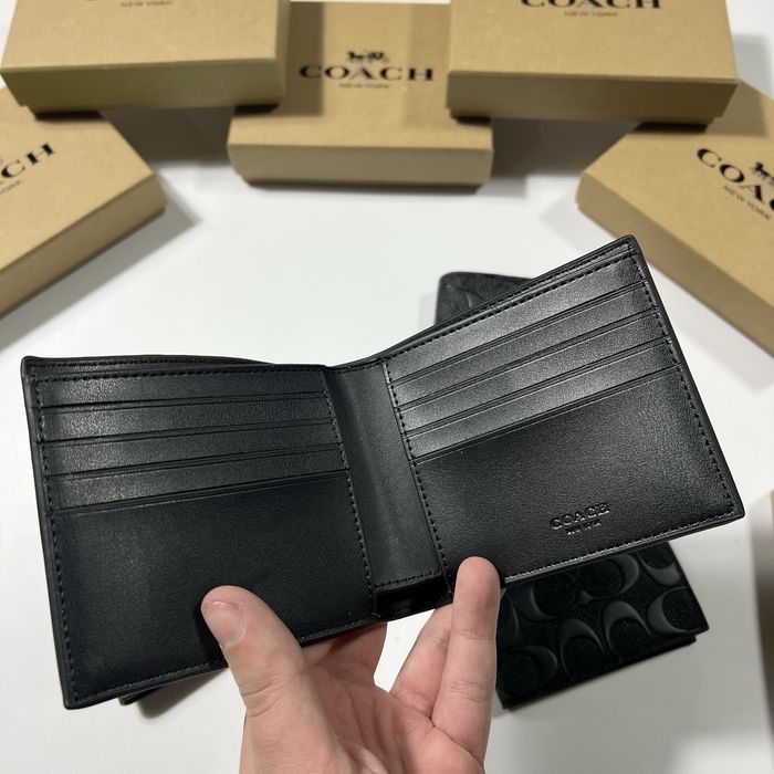 Гаманець Coach та візитниця коач кошелек подарунковий набір чоловіку