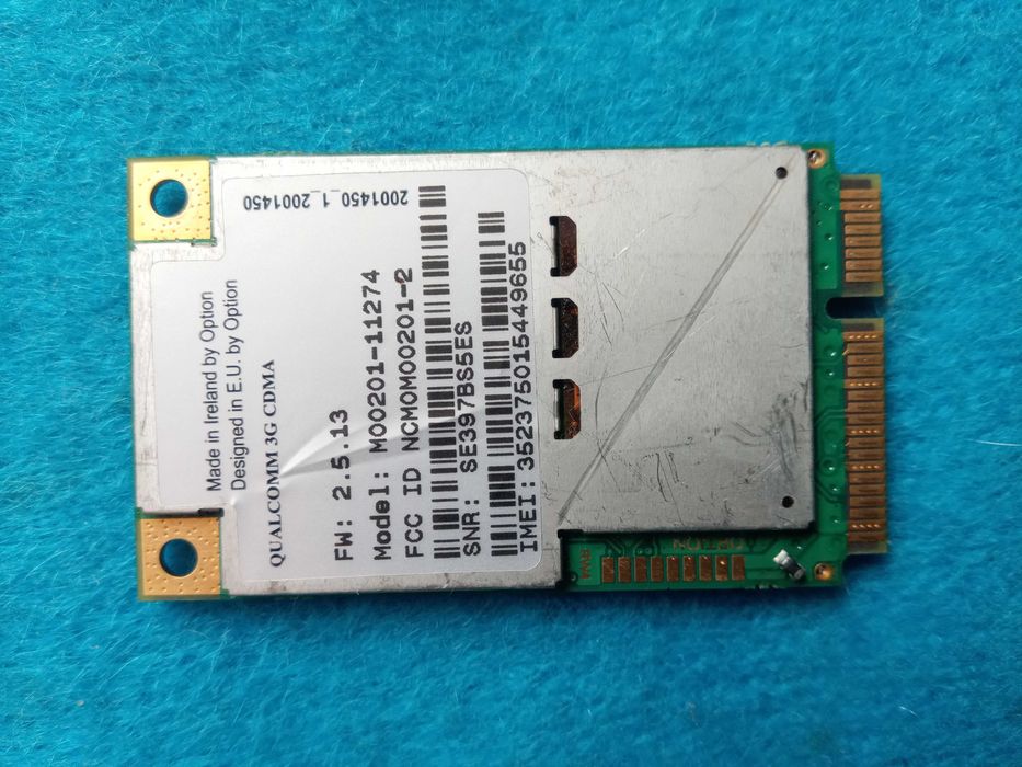 Modem 3G HSDPA wew M00201 11274 miniPCI DO LAPOPA