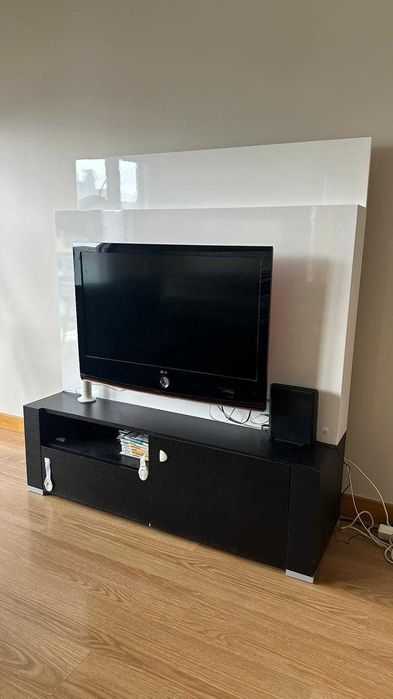 móvel de tv preto