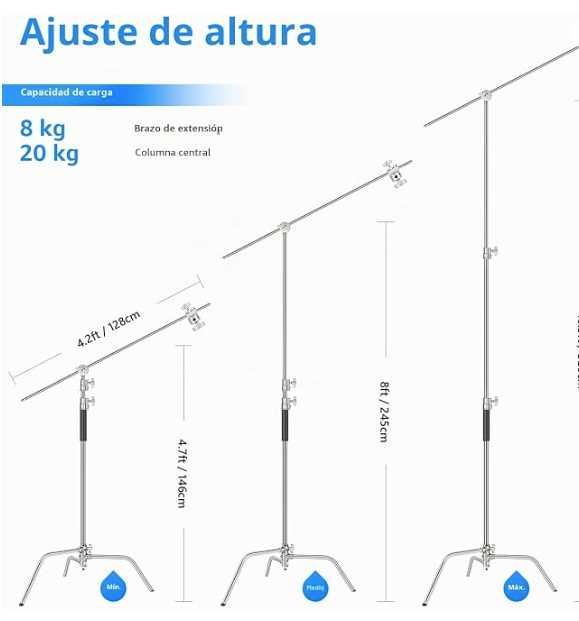 Tripés Iluminação Neewer (Kit duplo)