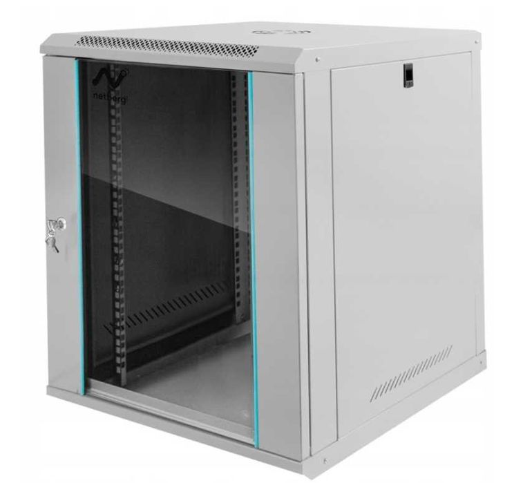 SZAFA szafka RACK 19" 15U NETBERG Wisząca 600x600 mm Otwierane Boki